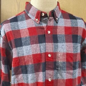 2 pack NWOT Red head scotch plaid soft flannel long sleeve shorts